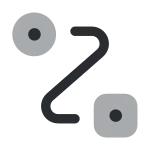 Routing 2 SVG Icon